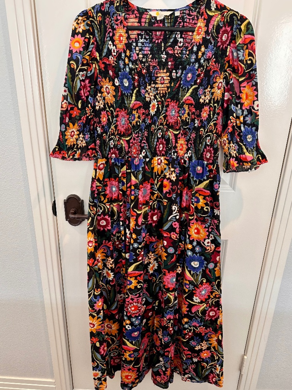 Boden Floral Cotton Dress